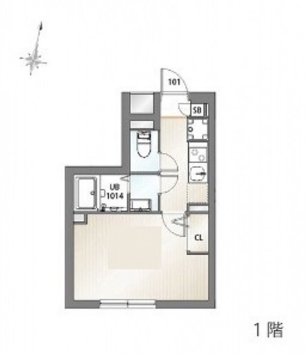 エルファーロ三軒茶屋の間取り