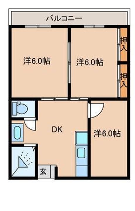 サンハイツの間取り