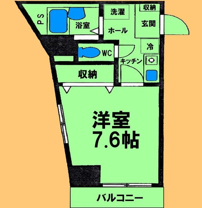 龍生堂橋本ビルの間取り