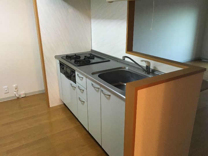 宮城県仙台市太白区中田1(マンション)の賃貸物件のキッチン