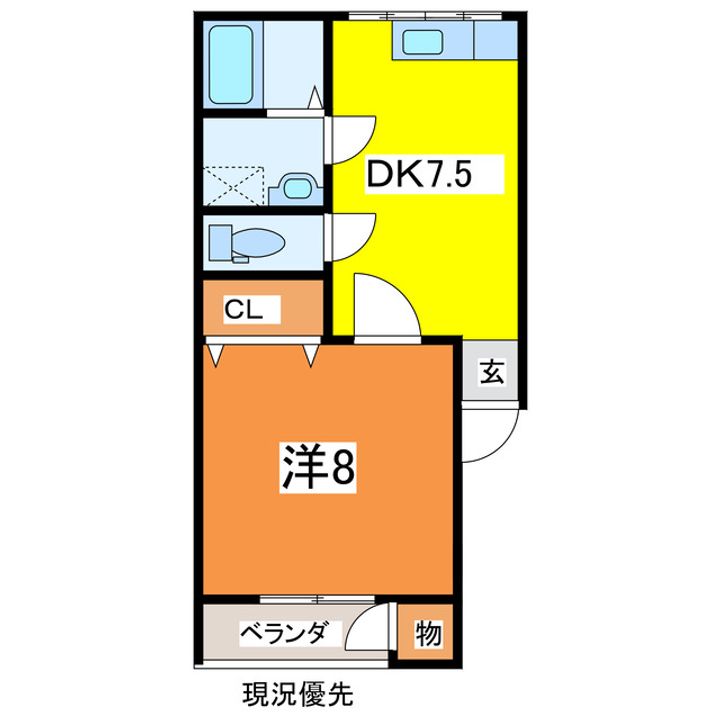 ユートピアBの間取り