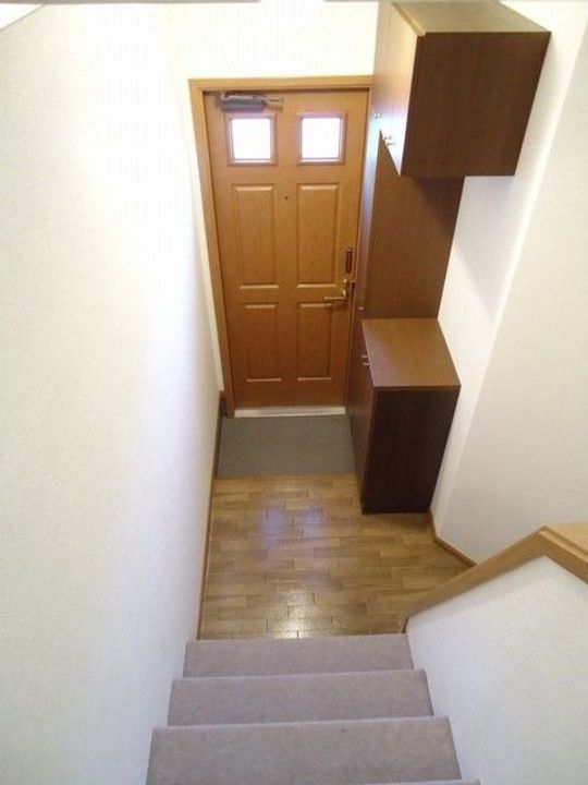 群馬県前橋市青葉町(アパート)の賃貸物件の玄関