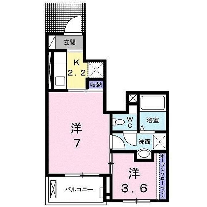 コートハウス安塚の間取り