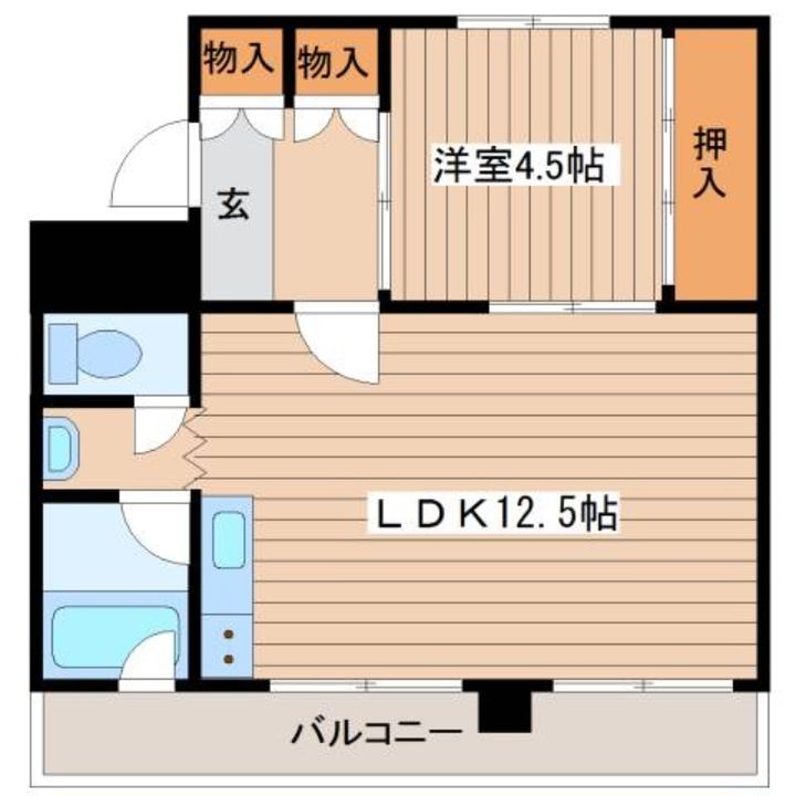 ビレッジハウス宮の沢5号棟の間取り
