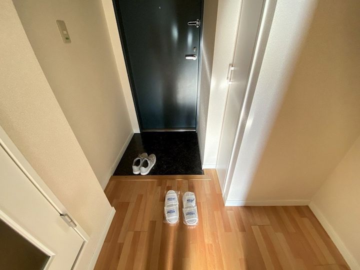 神奈川県平塚市明石町(マンション)の賃貸物件の玄関