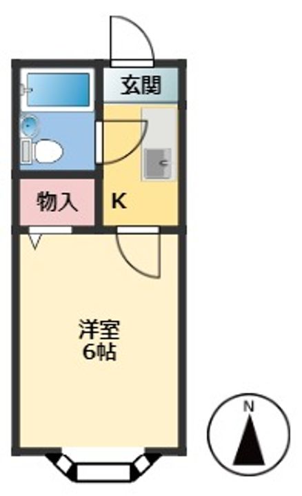東京都江戸川区篠崎町1(アパート)の賃貸物件の間取り