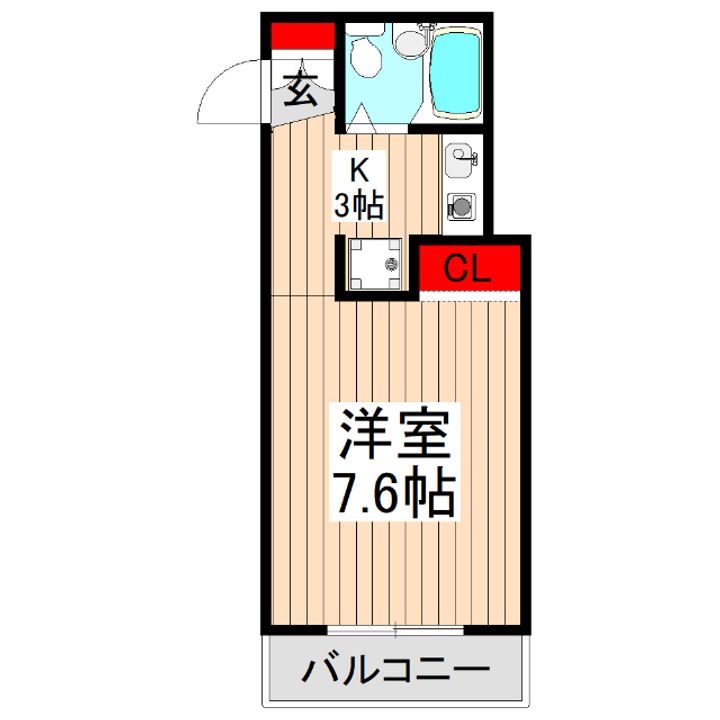 カミヤハイツの間取り