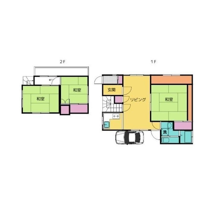 埼玉県大里郡寄居町大字鉢形(一戸建)の賃貸物件の間取り