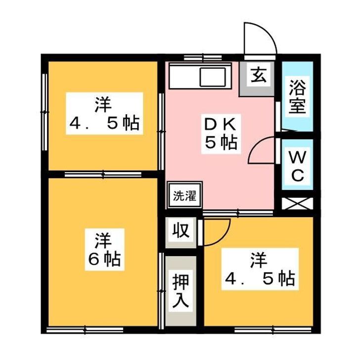 フォーブル久保Aの間取り