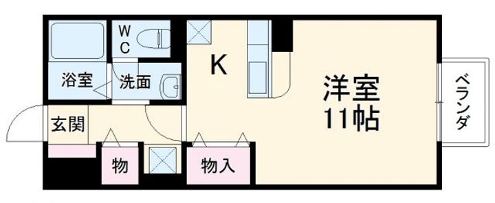 アムール西桂 A・B棟の間取り