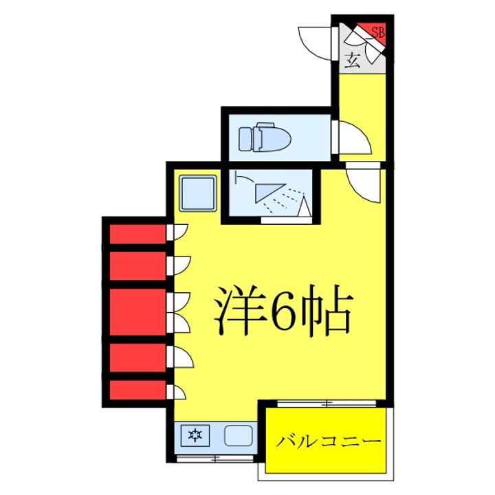 山口ビルの間取り