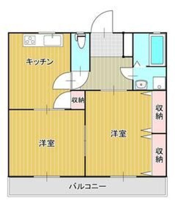 サンライズコーポの間取り