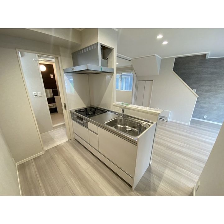 北海道釧路市若草町(一戸建)の賃貸物件のキッチン