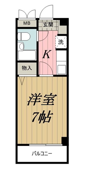 メゾンクレールの間取り