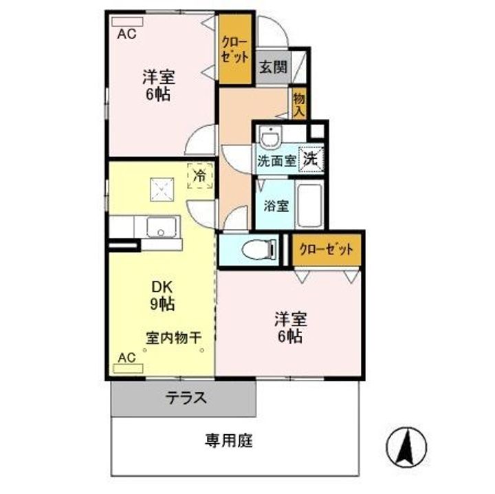 カンパーニュ イブキの間取り