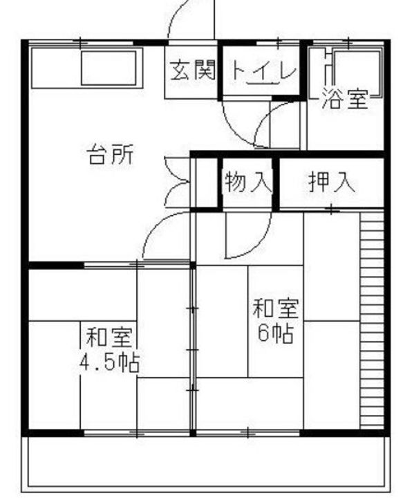 神奈川県横浜市瀬谷区橋戸3(アパート)の賃貸物件の間取り