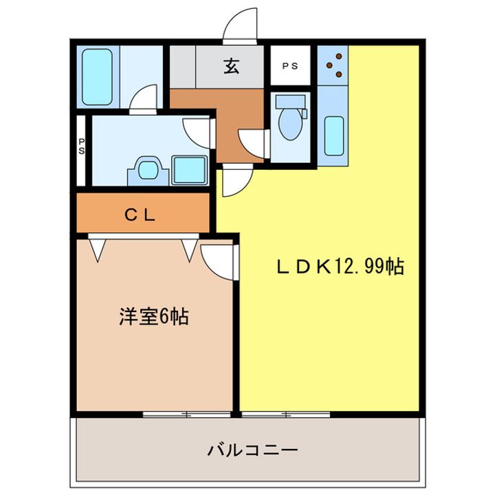 グランメールIIIの間取り