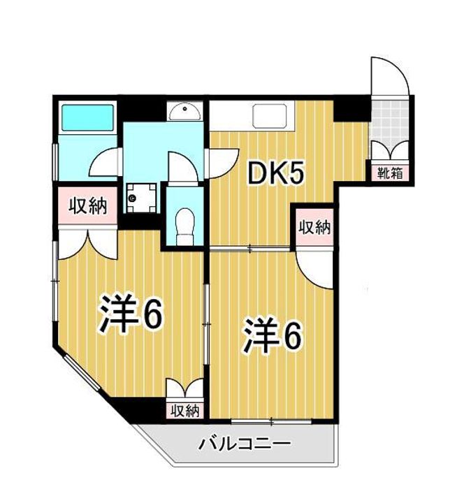 サカキビルの間取り