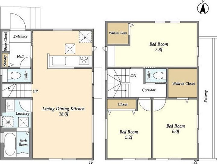 東京都世田谷区上北沢1(一戸建)の賃貸物件の間取り