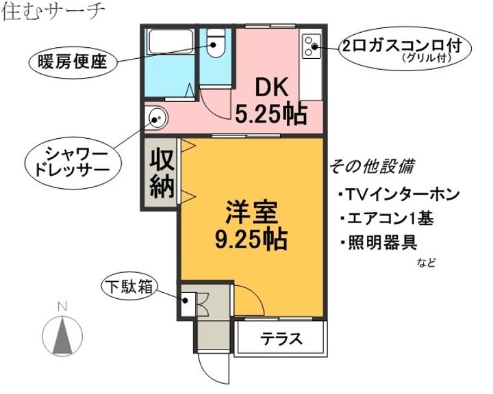 フォレストコートルイーズの間取り