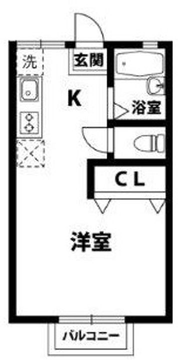 渥美ハイツの間取り