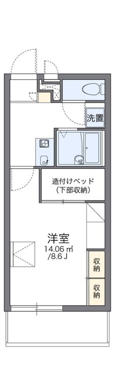 レオパレス森見公園の間取り