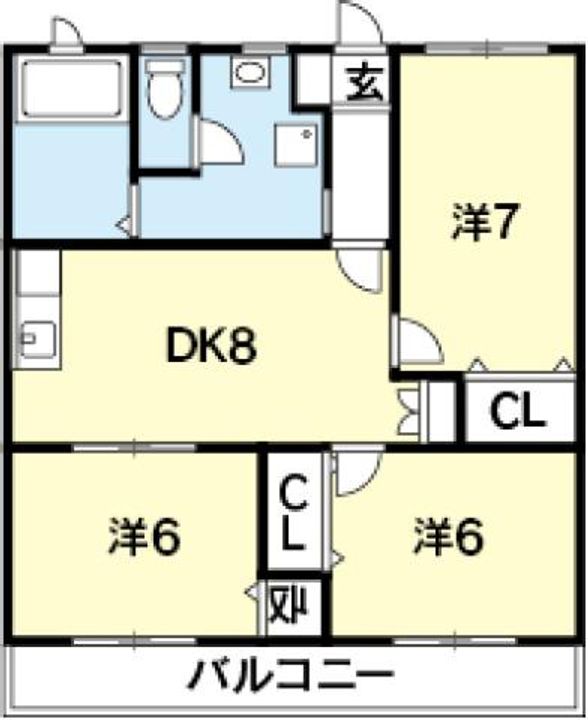 ラヴェニューモリIIの間取り