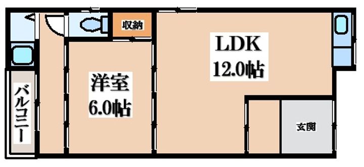大阪府八尾市黒谷2(一戸建)の賃貸物件の間取り