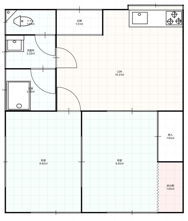 三重県四日市市尾平町(一戸建)の賃貸物件の間取り