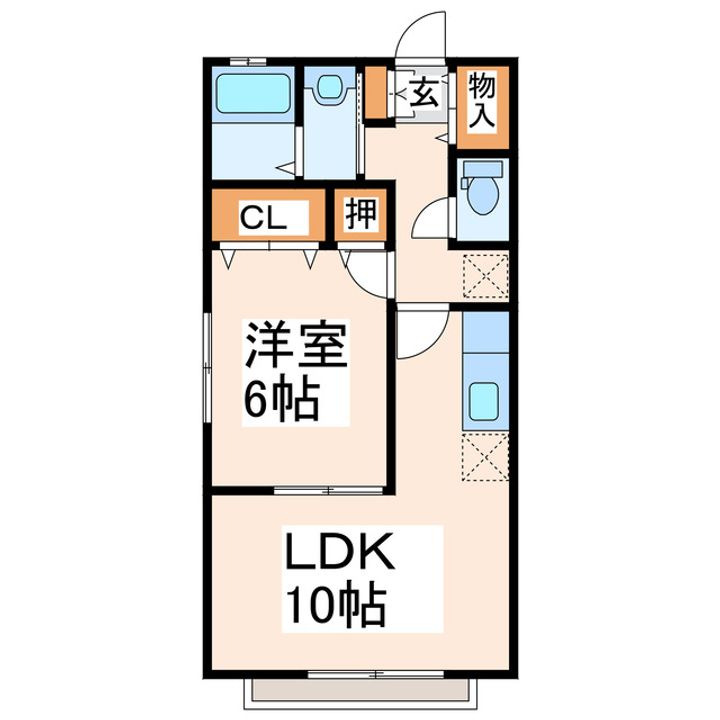 エスポワール弐番館の間取り