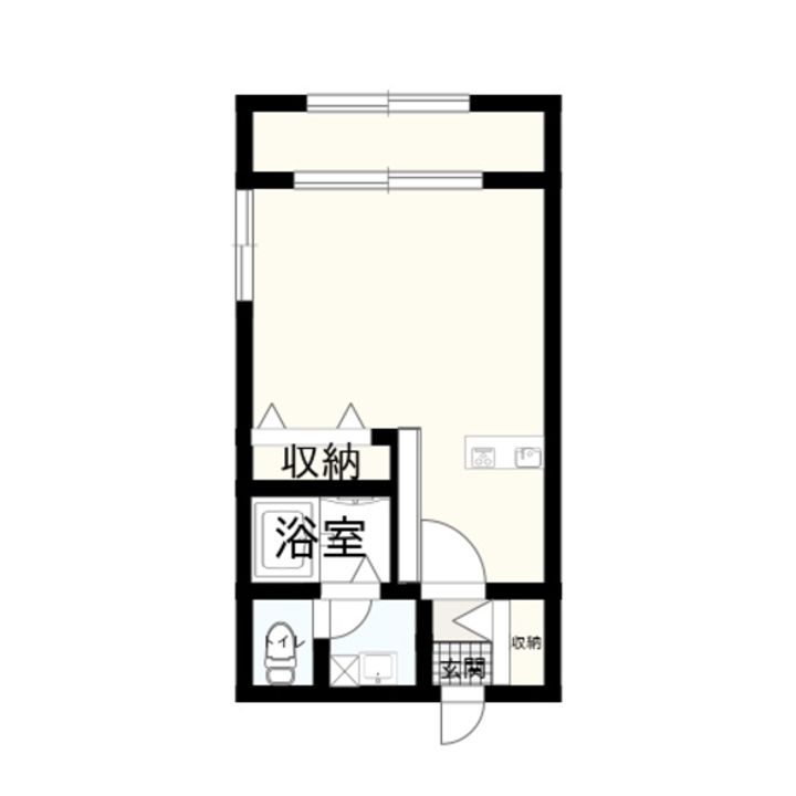 ハイツボヌールの間取り
