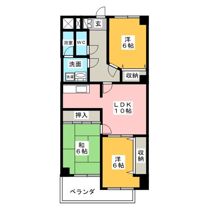 ミレニアム表台の間取り