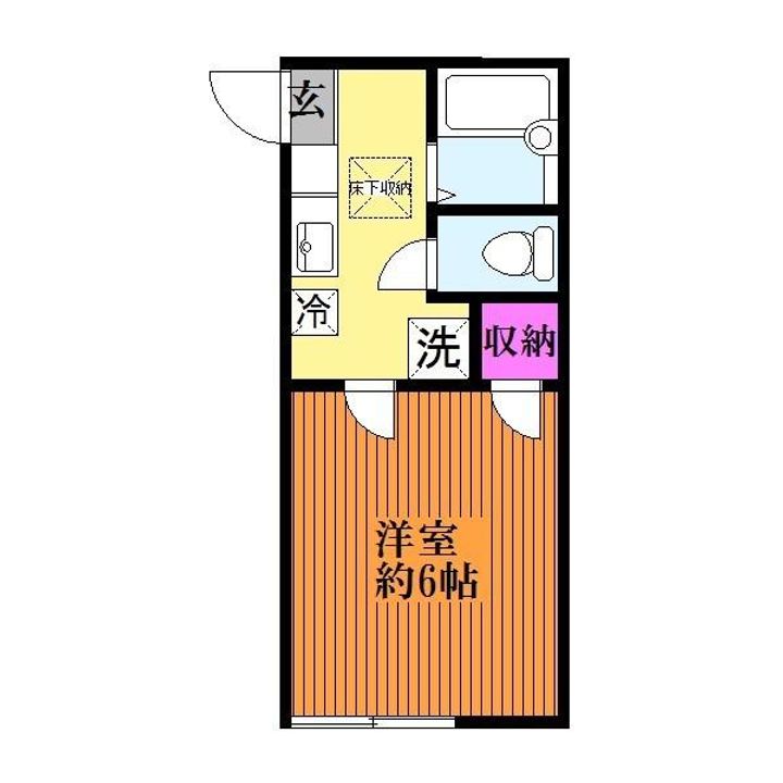 ハイツメグミの間取り