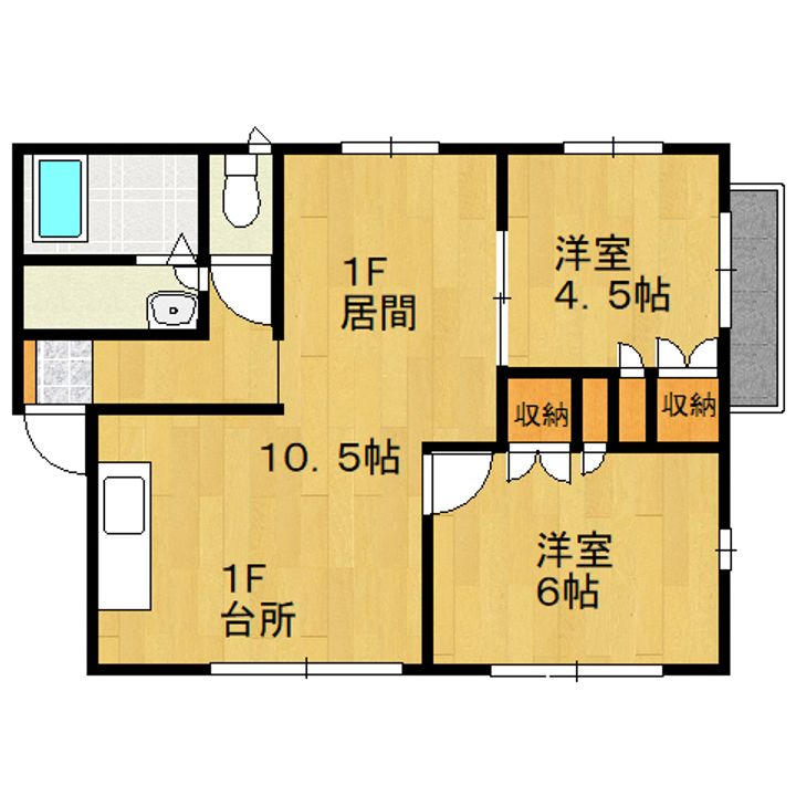 フィオーレカーサIIIの間取り