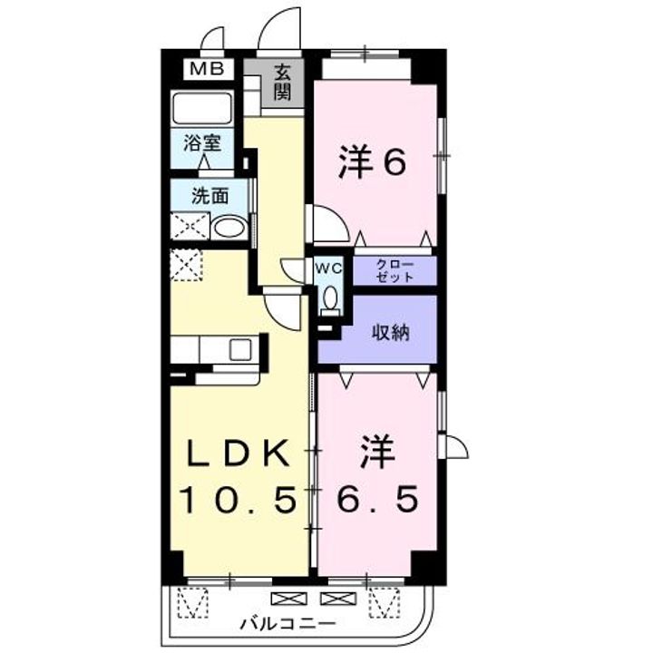 クラシオン Iの間取り