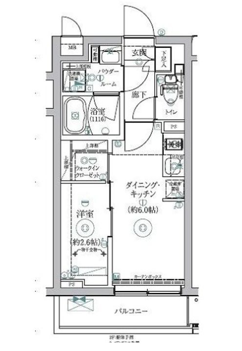 東京都世田谷区太子堂3(マンション)の賃貸物件の間取り