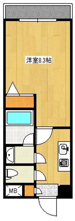 BUENA上大川前通3番町の間取り