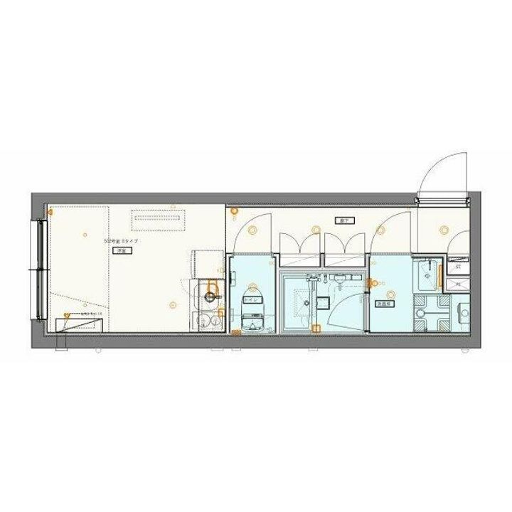 東京都板橋区大山町(マンション)の賃貸物件の間取り