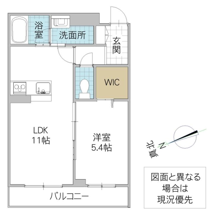 バレヌブルー元山の間取り