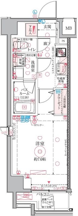 クレヴィスタ亀戸VIの間取り
