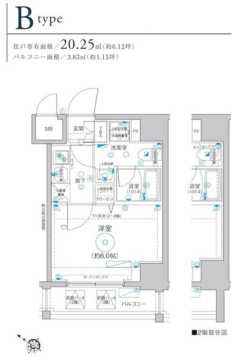 Le a MARKS横濱東館の間取り