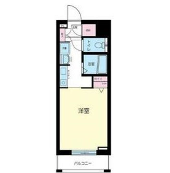 東京都目黒区中央町2(マンション)の賃貸物件の間取り