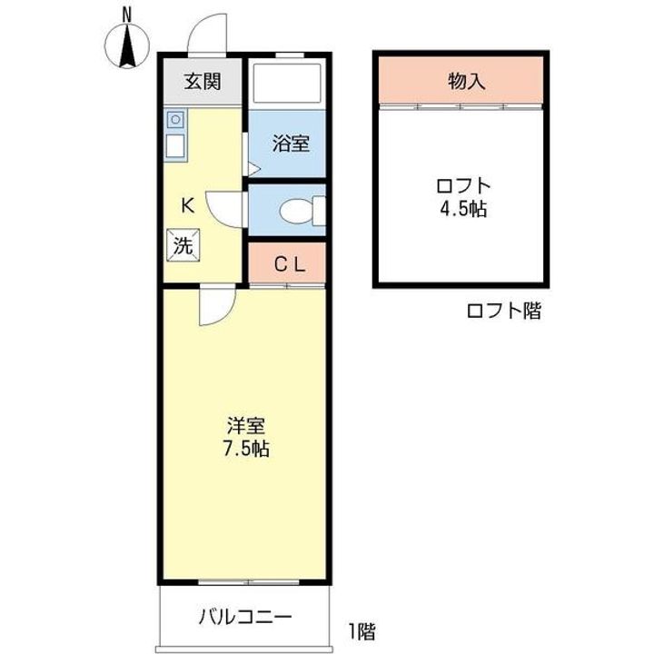 第8ミツミハイツの間取り