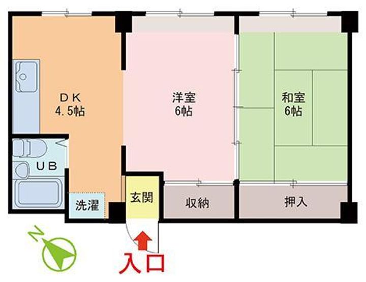 コーポ永和 長本の間取り