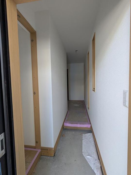 パークフロント南春日の玄関