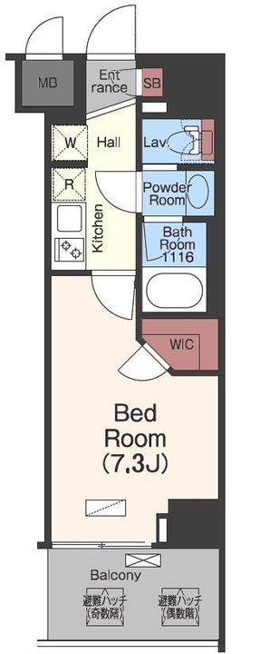 埼玉県草加市高砂2(マンション)の賃貸物件の間取り
