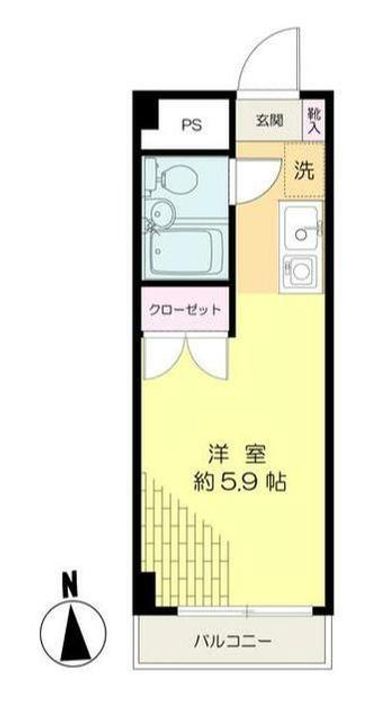 東長沼2号ビルの間取り