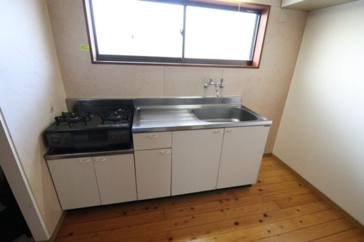 熊本県熊本市中央区水前寺5(アパート)の賃貸物件のキッチン