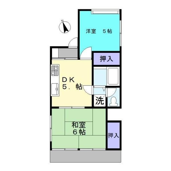 阿部ハイムIIの間取り