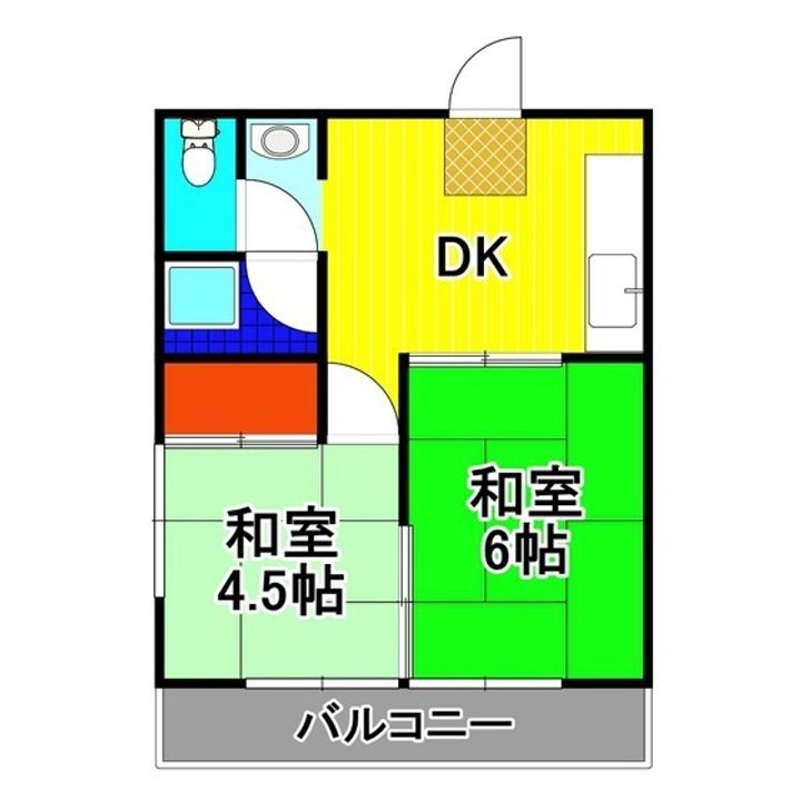 コーポトヨオカの間取り
